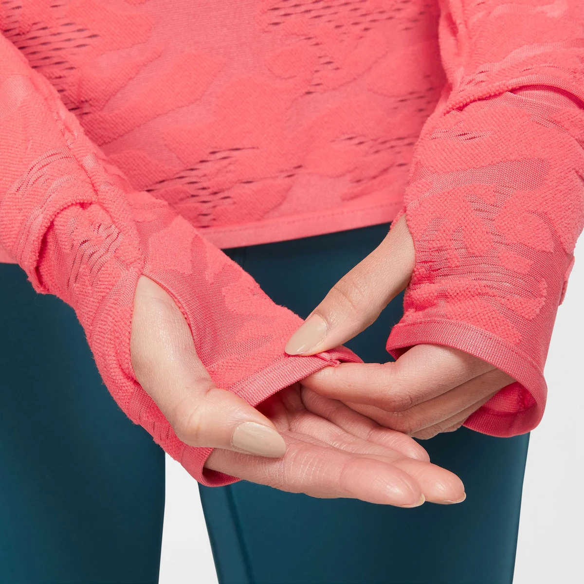 Nike Dri-FIT 1/4 Zip Longsleeve Damen 3 Nike Dri-FIT 1/4 Zip Longsleeve Damen – Bild 3